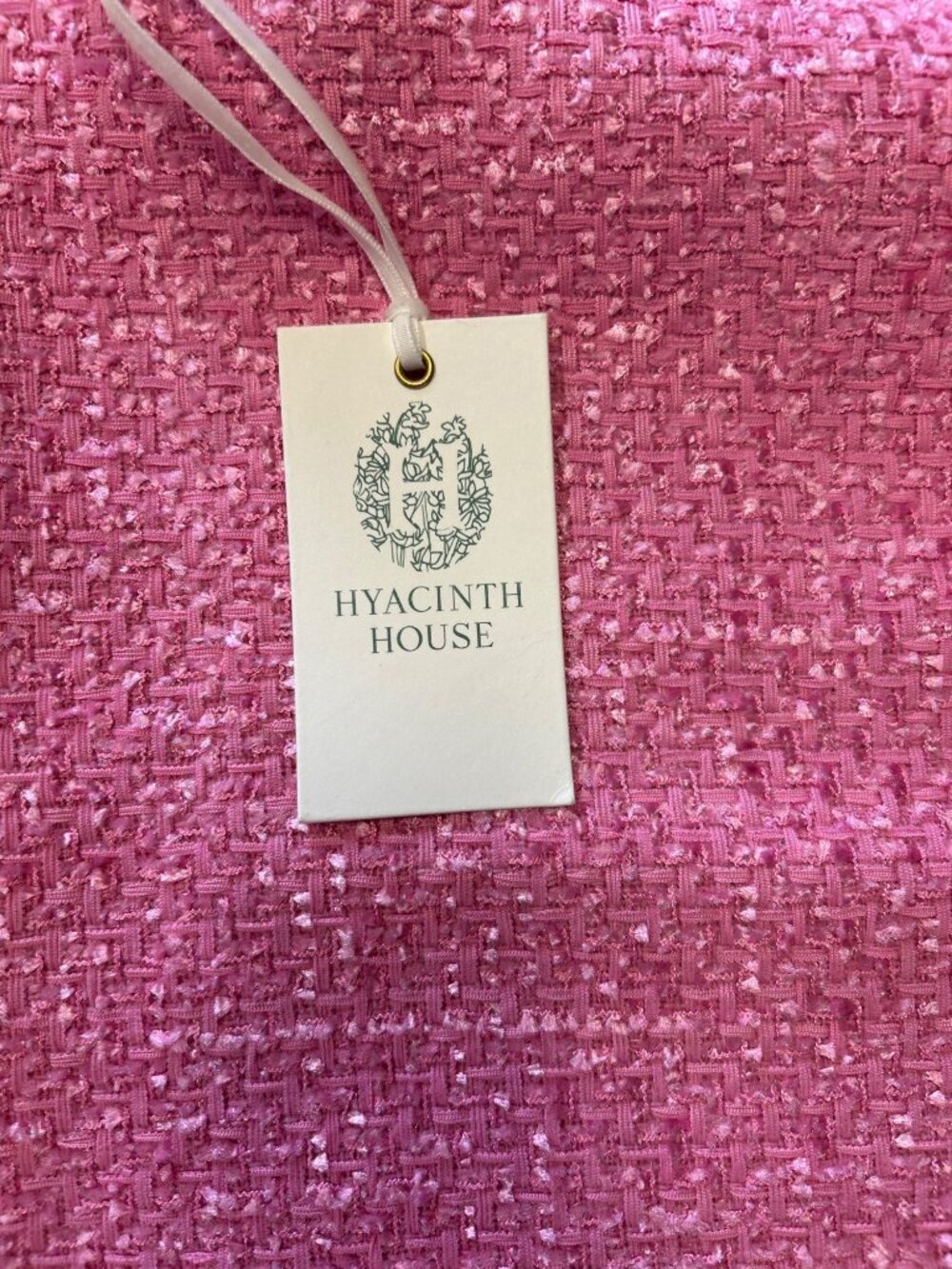 HYACINTH HOUSE Tweed & Pearl Petra Mini Dress Berry Size XS (X2) - Picture 10 of 11